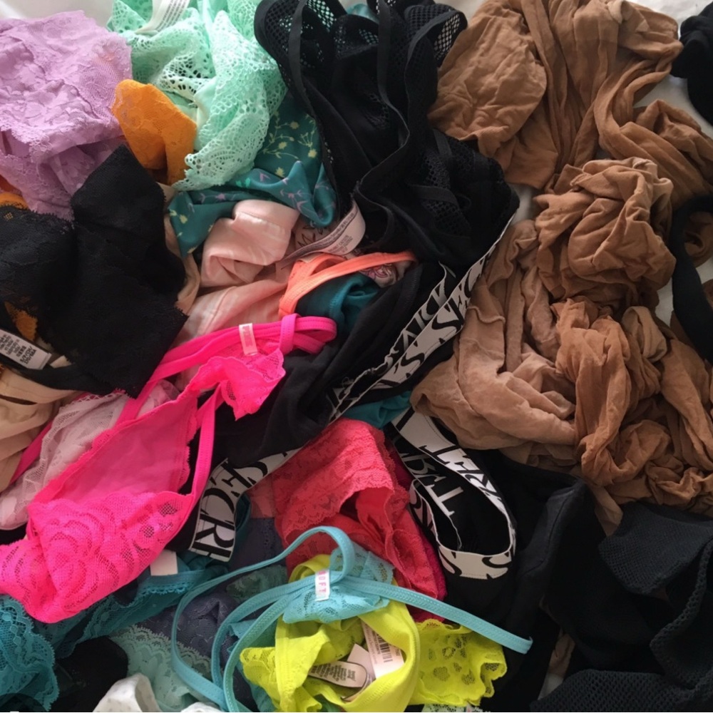 Lot of panties and pantyhose